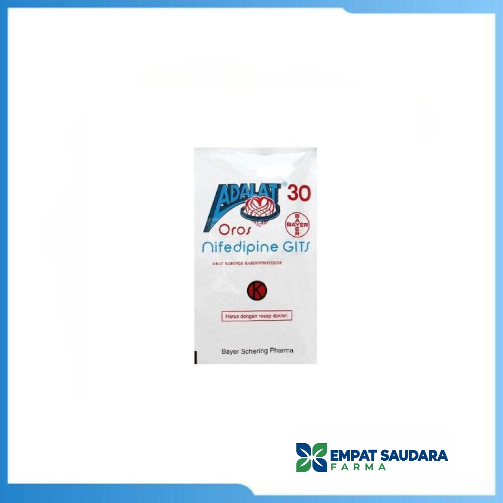 Adalat Oros 30 mg (Per Lembar)