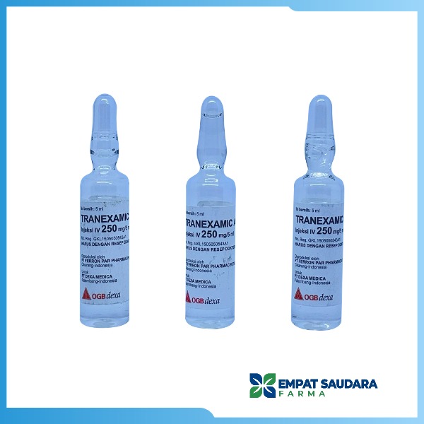 Asam Traneksamat 250 mg  (Per Ampul)