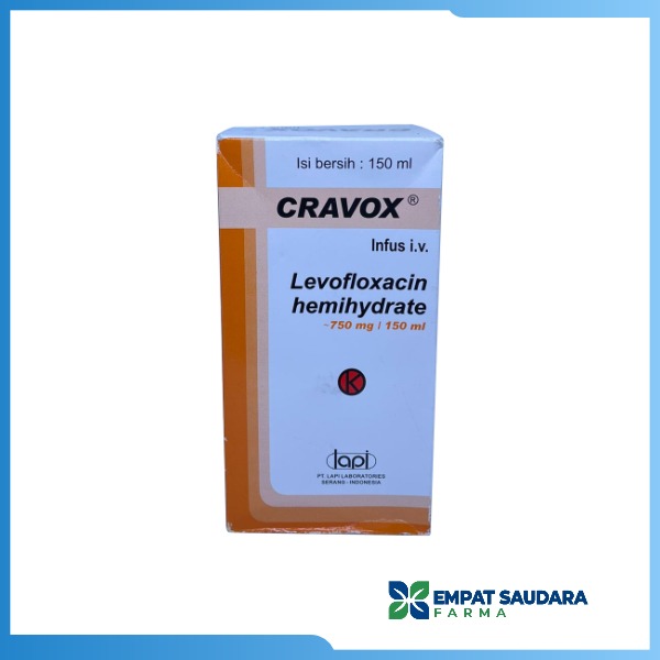 Cravox (Levofloxacin 750mg/150ml)