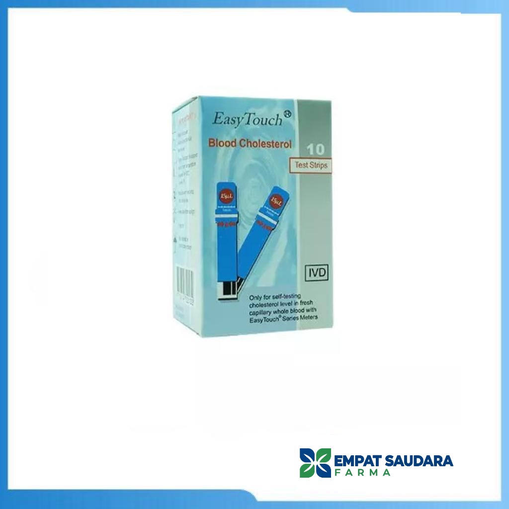 Strip Easy Touch Kolesterol (Isi 10 Strip)