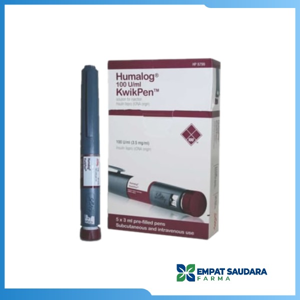 Humalog 100 Kwikpen (1 Box = 5 Pen)