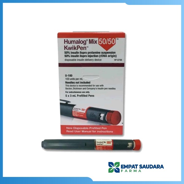 Humalog Mix 50 Kwikpen (1 Box = 5 Pen)