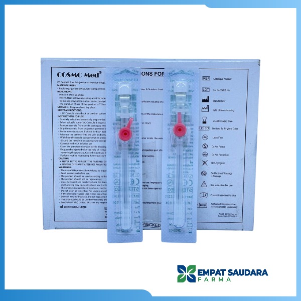 I.V Canula No. 20 G Cosmomed  Satuan