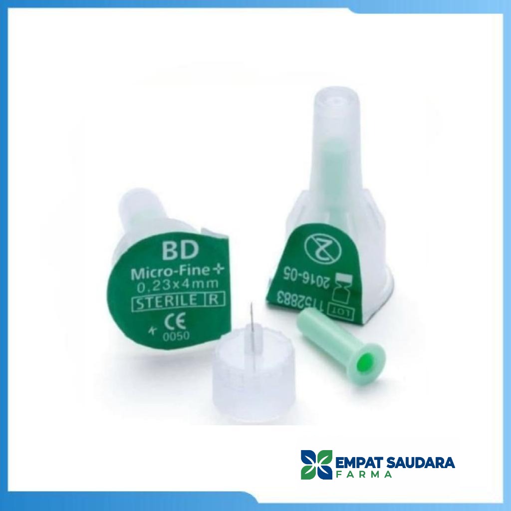 Jarum Insulin BD Ultrafine 32g 4mm (0.23 x 4mm)