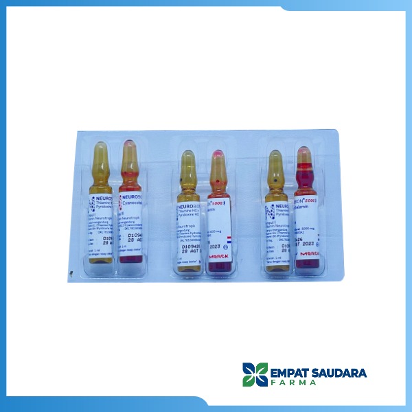 Neurobion 5000 Injeksi (Per Pasang Ampul)