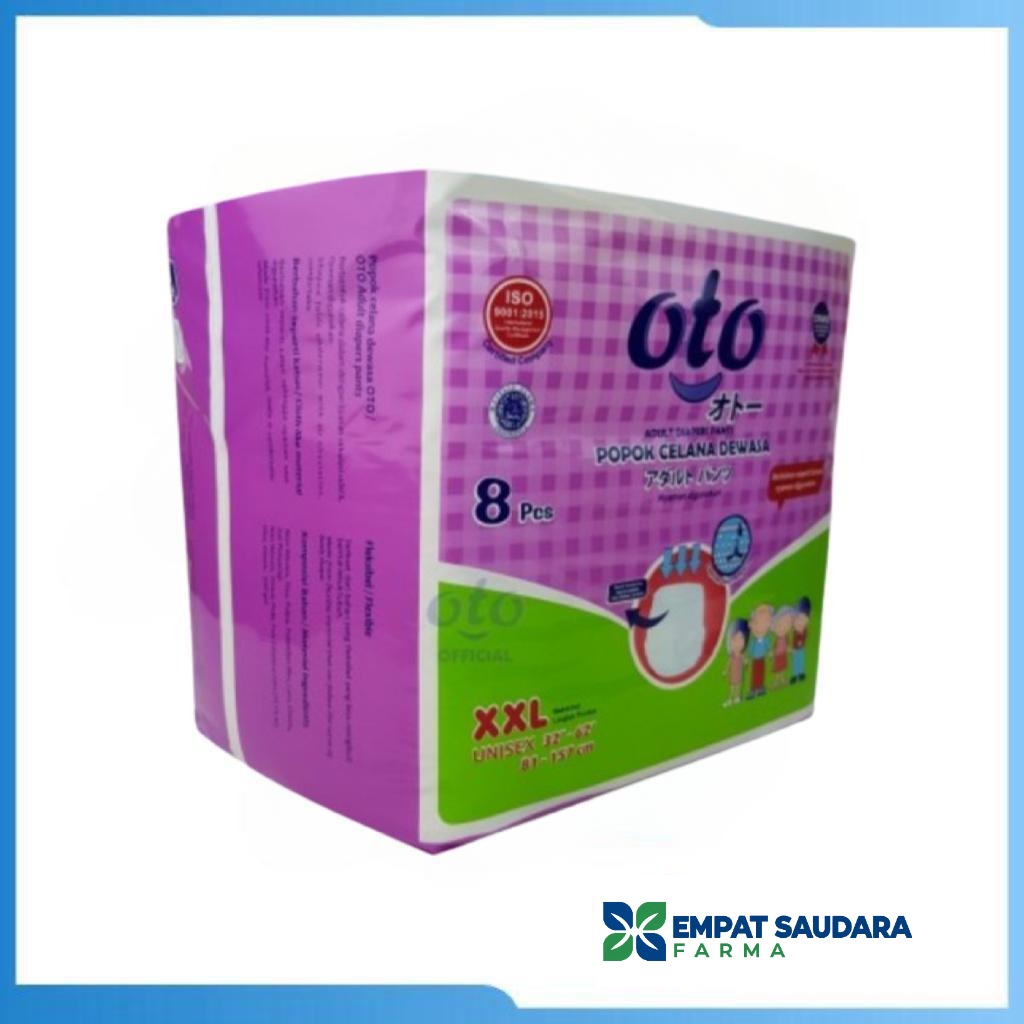 OTO Diapers Adult / Popok Dewasa model Celana ukuran XXL, isi 8 pcs