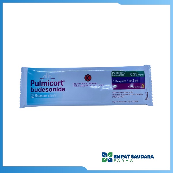 Pulmicort 0,25mg (Per Lembar Isi 5 Pcs)