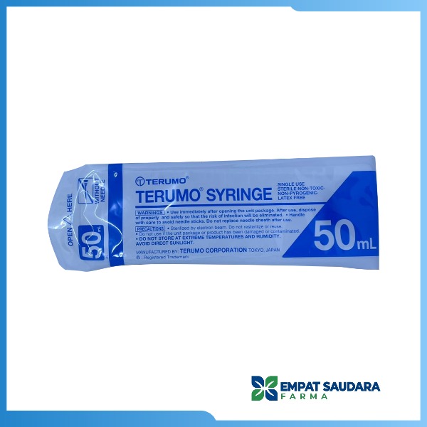 Spuit 50 cc Terumo (Lubang Pinggir)