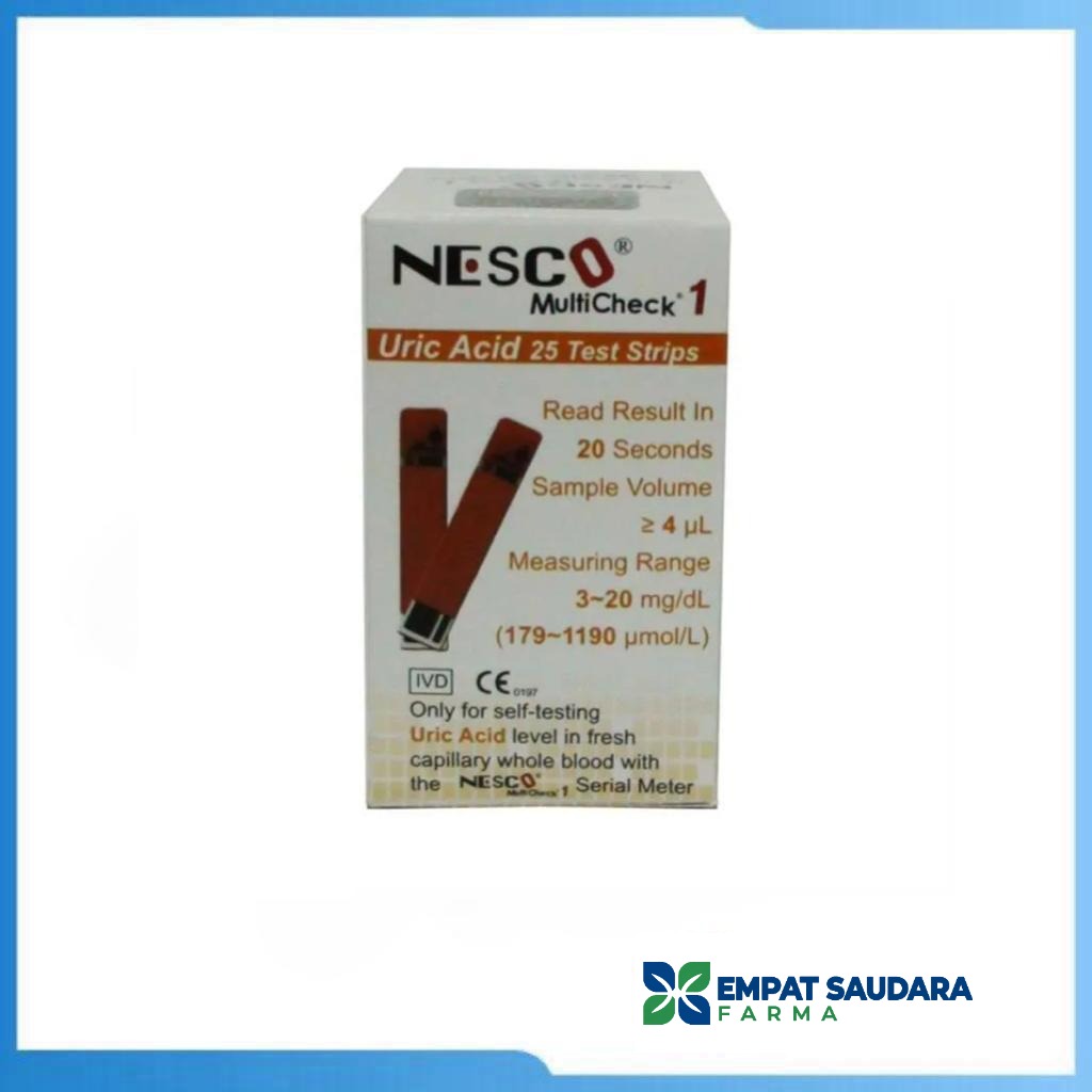 Strip Nesco Asam Urat (Isi 25 Strip)