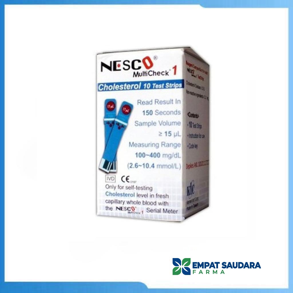 Strip Nesco Kolesterol (Isi 10 Strip)