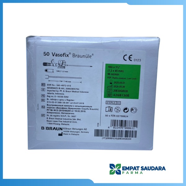 Vasofix 18 B Braun (Per Box)