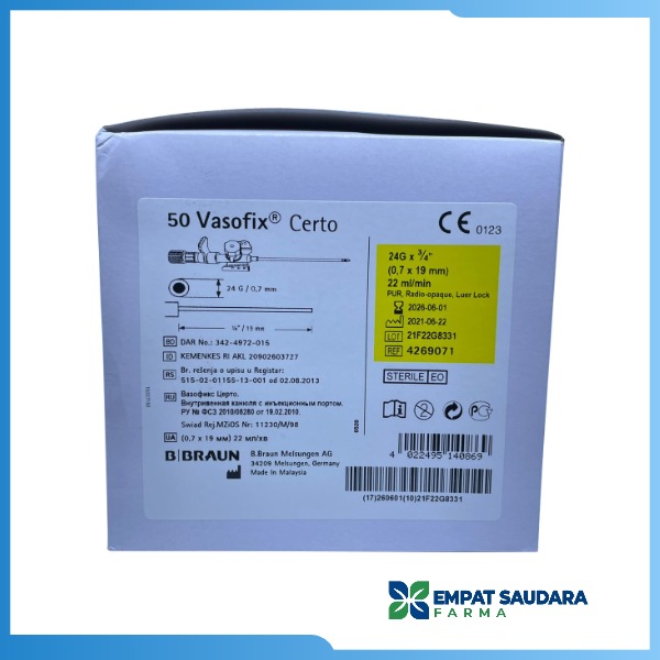 Vasofix 24 B Braun (Per Box)