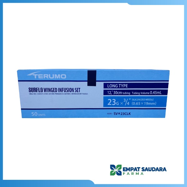 Wing Needle 23 Terumo (Perbox)