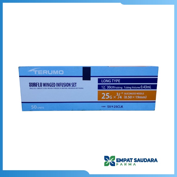 Wing Needle 25 Terumo (Perbox)